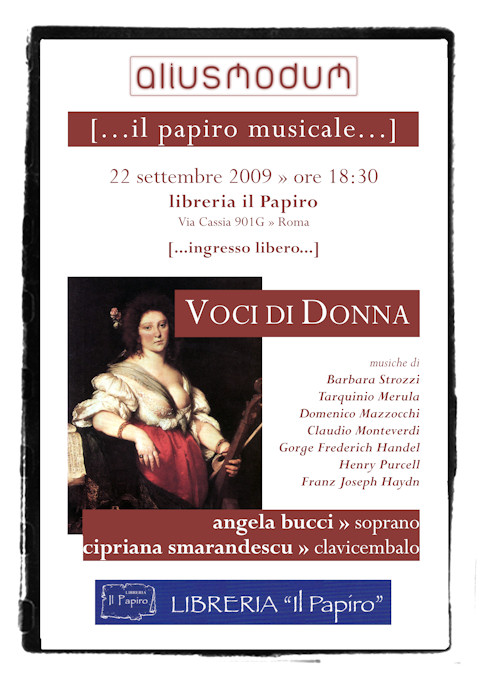 concerto il papiro 22 settembre 2009